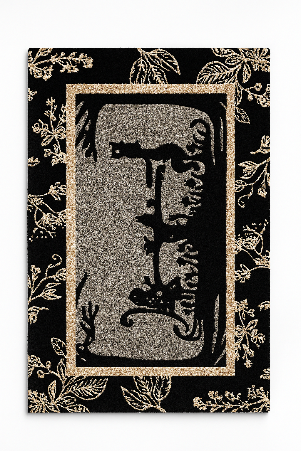 Alice In Wonderland Theme Hand-Tufted Rug