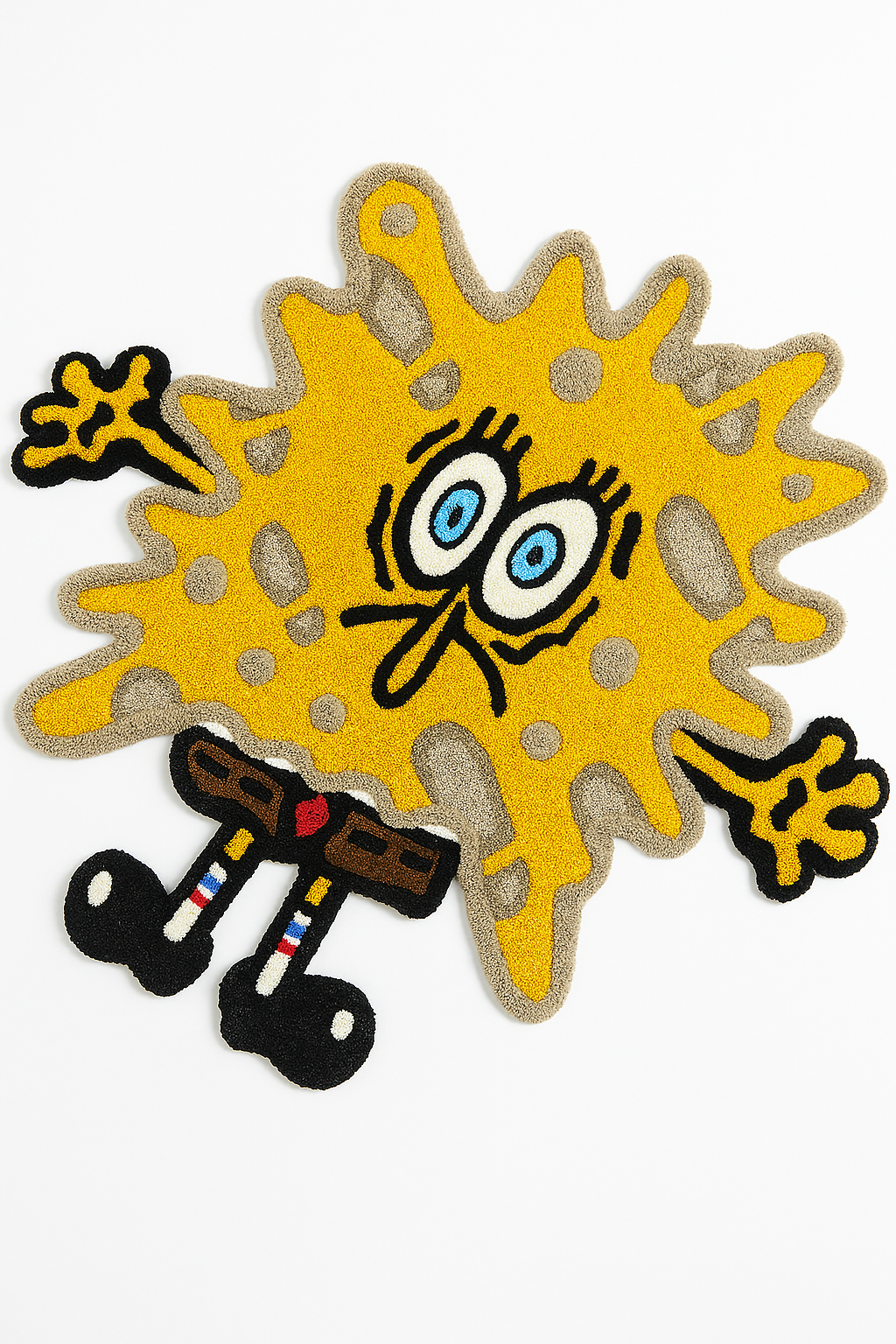 Hand-Tufted Fun Sponge Splatter Rug