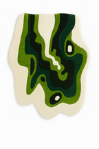Green Moss Tufted Rug
