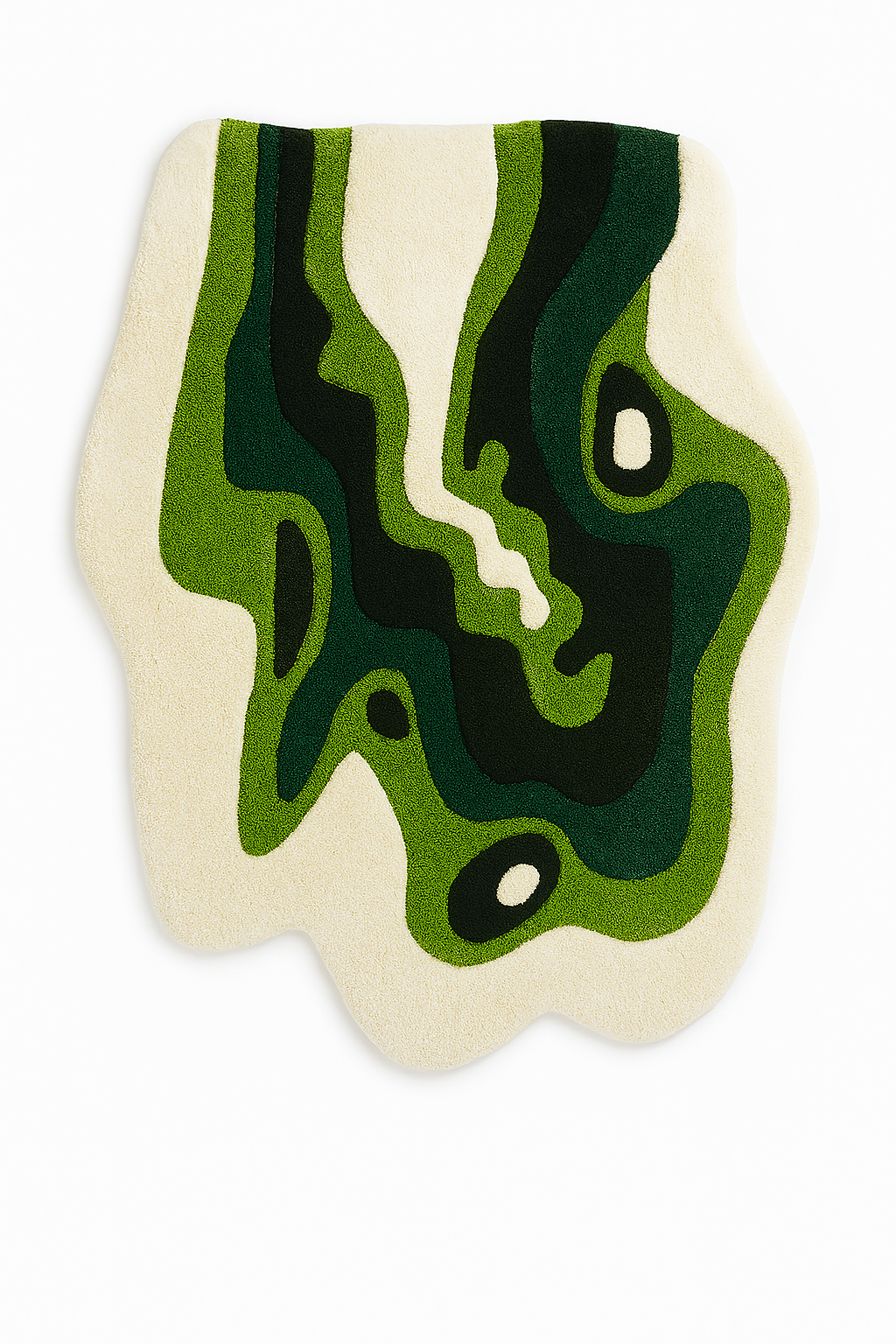 Green Moss Tufted Rug
