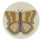 Sofia Kids Butterfly Shag Area Rug