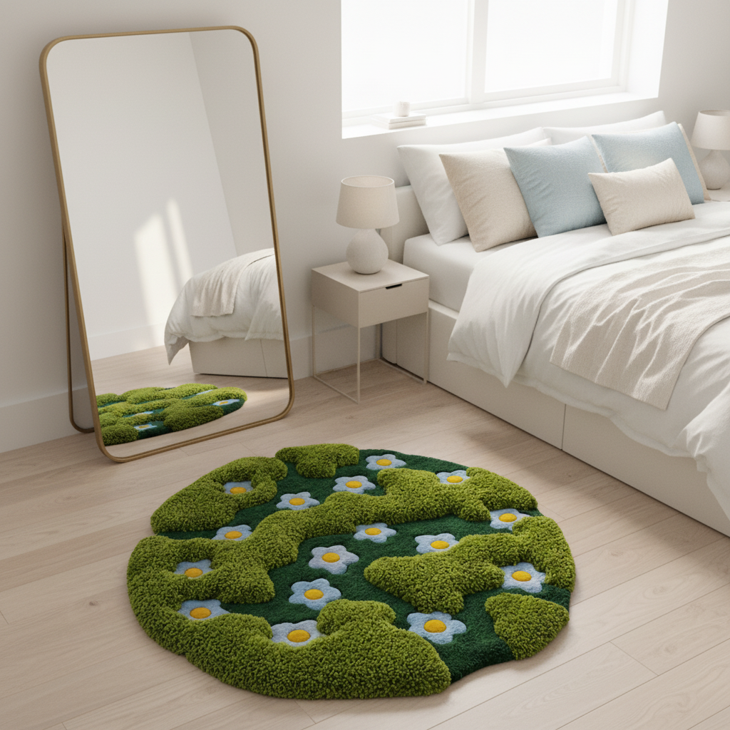 Mini Moss Ripple Rug