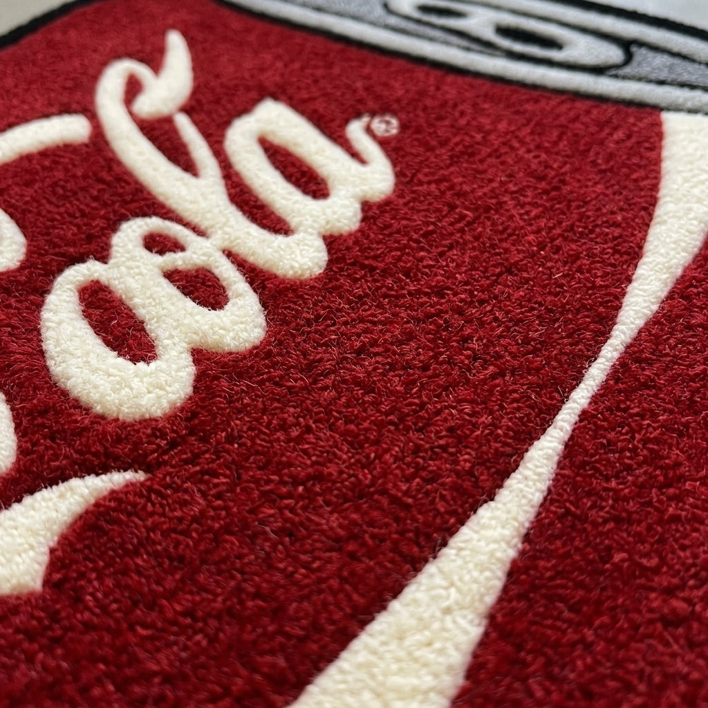 Retro Soda Can Aesthetic Rug (Coca Cola)