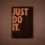 Just Do It Text Aesthetic Rug