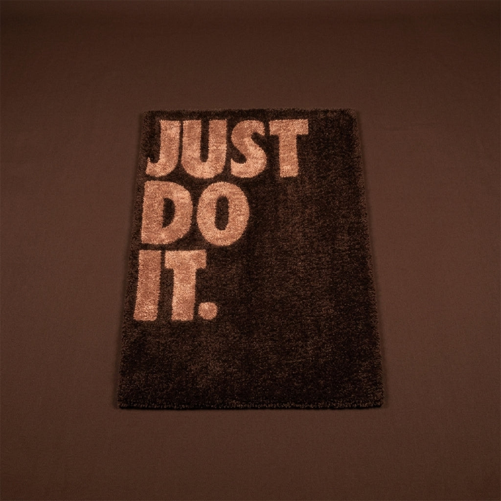 Just Do It Text Aesthetic Rug