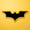 Black Bat Aesthetic Rug (Yellow Background)