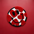Heart Smiley Aesthetic Rug (Red Love Design)
