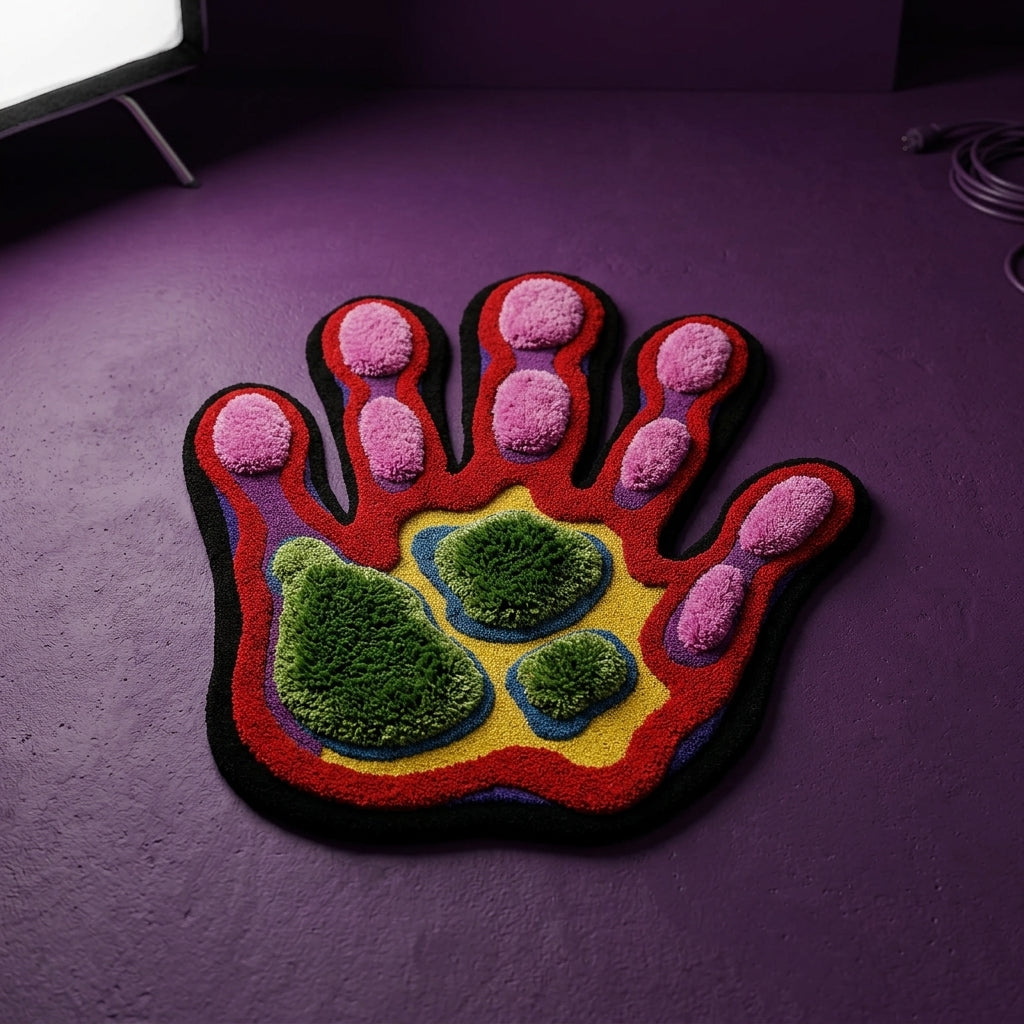 Thermal Hand-Tufted 3D Aesthetic Rug