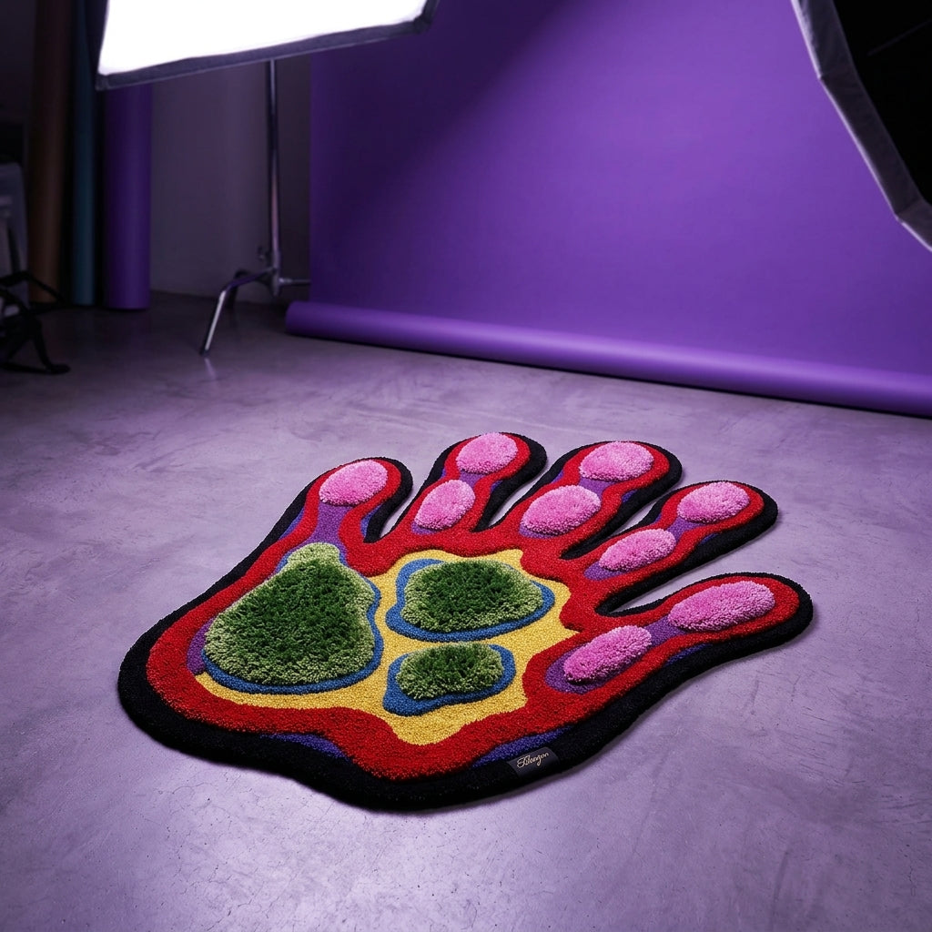 Thermal Hand-Tufted 3D Aesthetic Rug