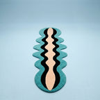 Wave Fusion Vibrant Rug by Just Rugs