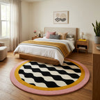 Wavy Circle Pop Ripple edition Rug by Just Rugs
