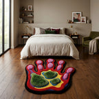 Thermal Hand-Tufted 3D Aesthetic Rug