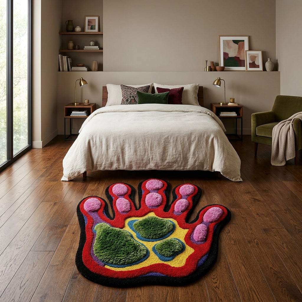 Thermal Hand-Tufted 3D Aesthetic Rug