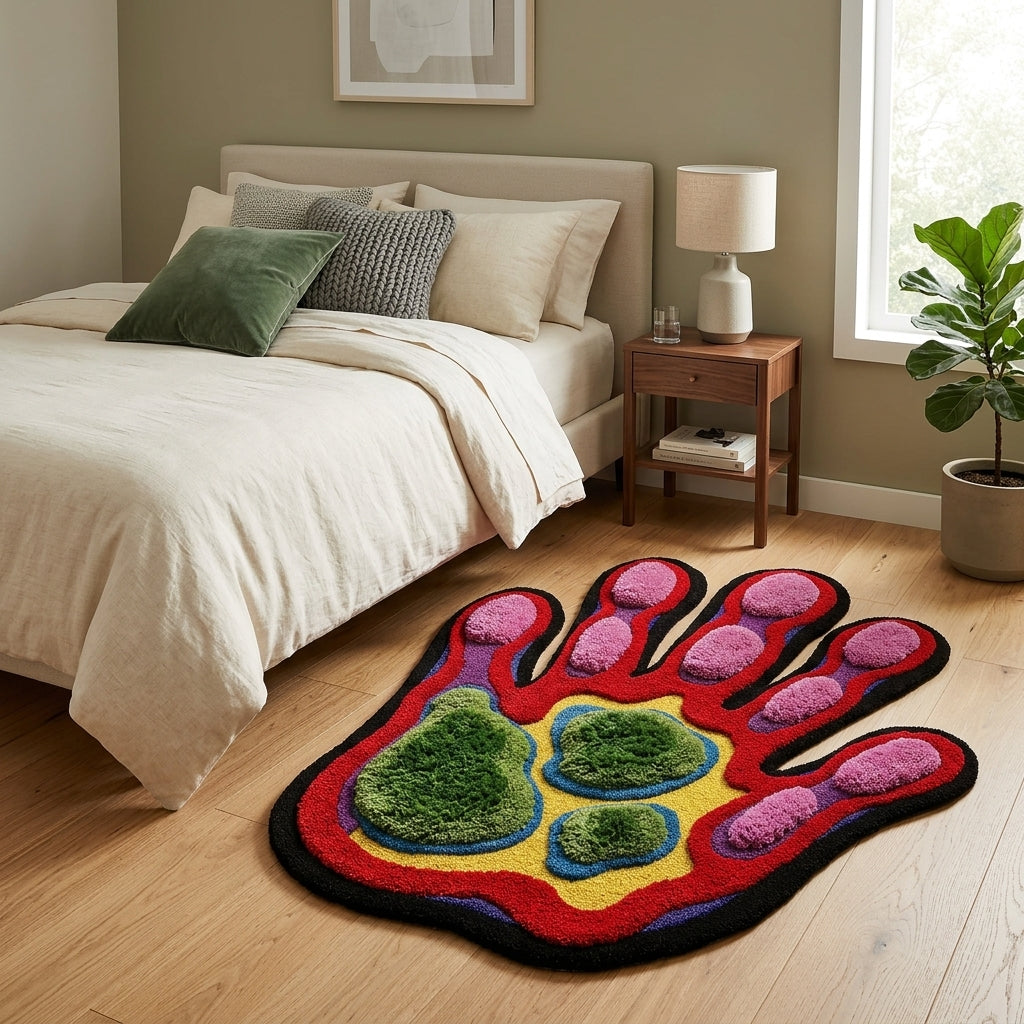 Thermal Hand-Tufted 3D Aesthetic Rug