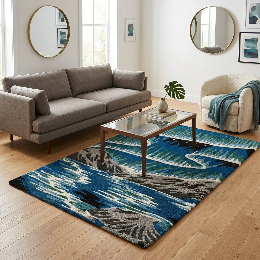 Northern Lights Hand-Tufted Rug