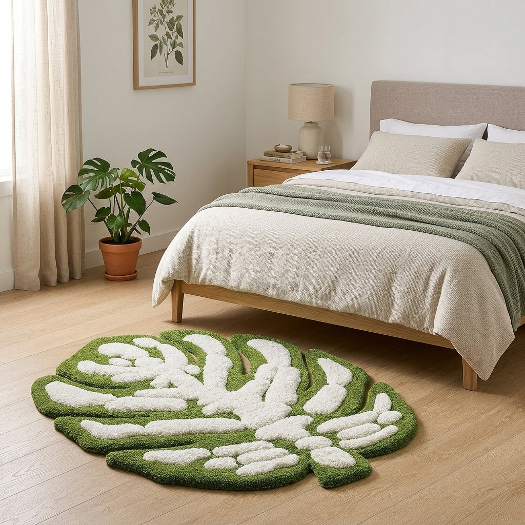 Monstera Leaf 3D Tufted Rug