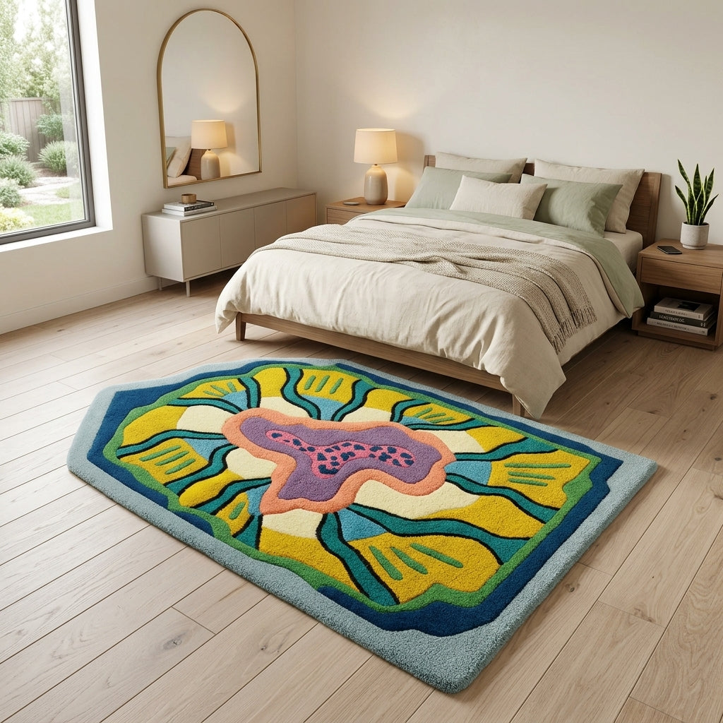 Prism Petal Abstract Floor Rug by Just Rugs