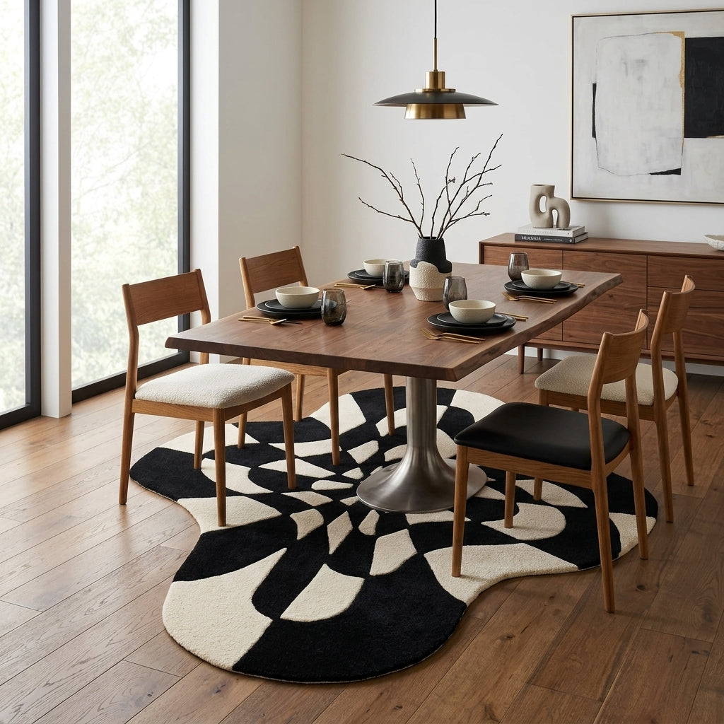 Check Spiral Rug By Just Rugs