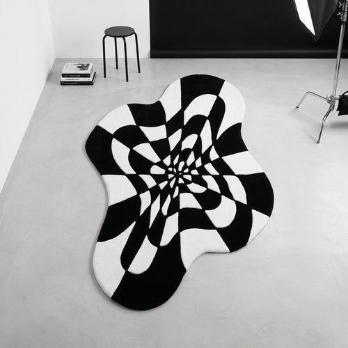 Check Spiral Rug By Just Rugs