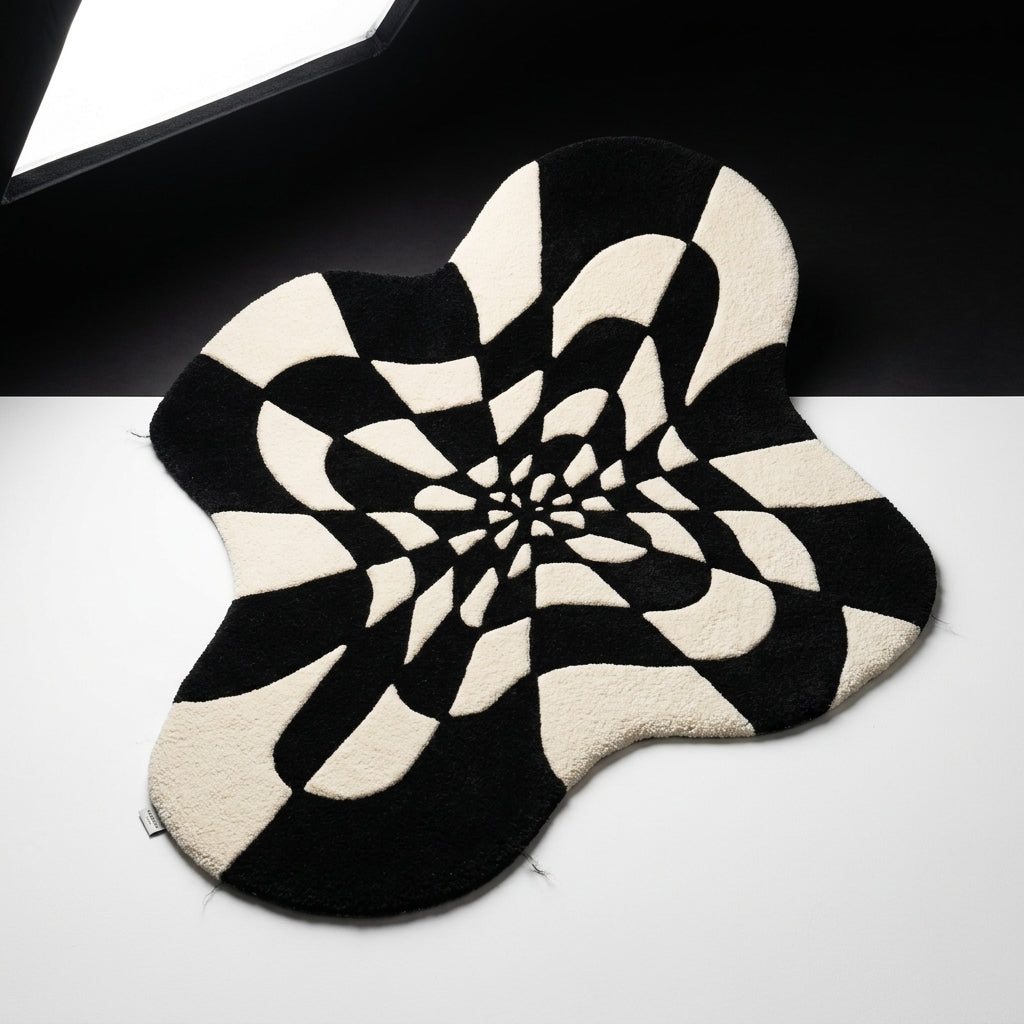 Check Spiral Rug By Just Rugs