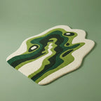 Green Moss Tufted Rug