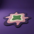 Abstract Pastel Splash Rug by Just Rugs