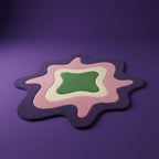 Abstract Pastel Splash Rug by Just Rugs