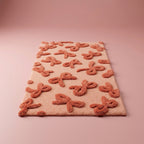 Rosette Ribbons Hand-Tufted 3D Rug
