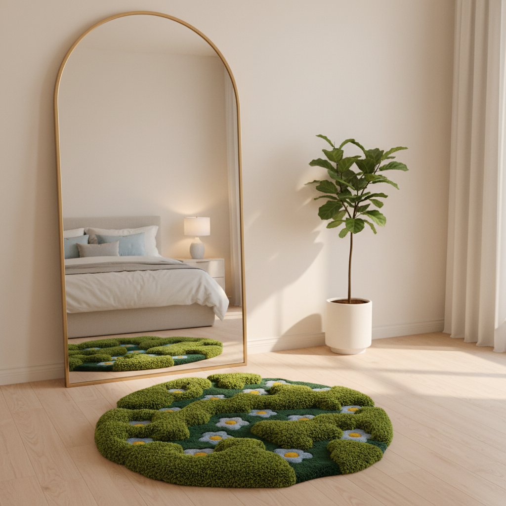 Mini Moss Ripple Rug