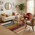 Amelia Rainbow Shag Area Rug