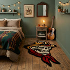 Cowboy Skull Rug