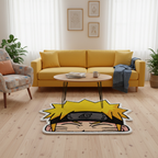 Naruto Uzumaki Hand tufted Rug