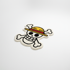 One Piece Luffy Skull Hand-Tufted Rug