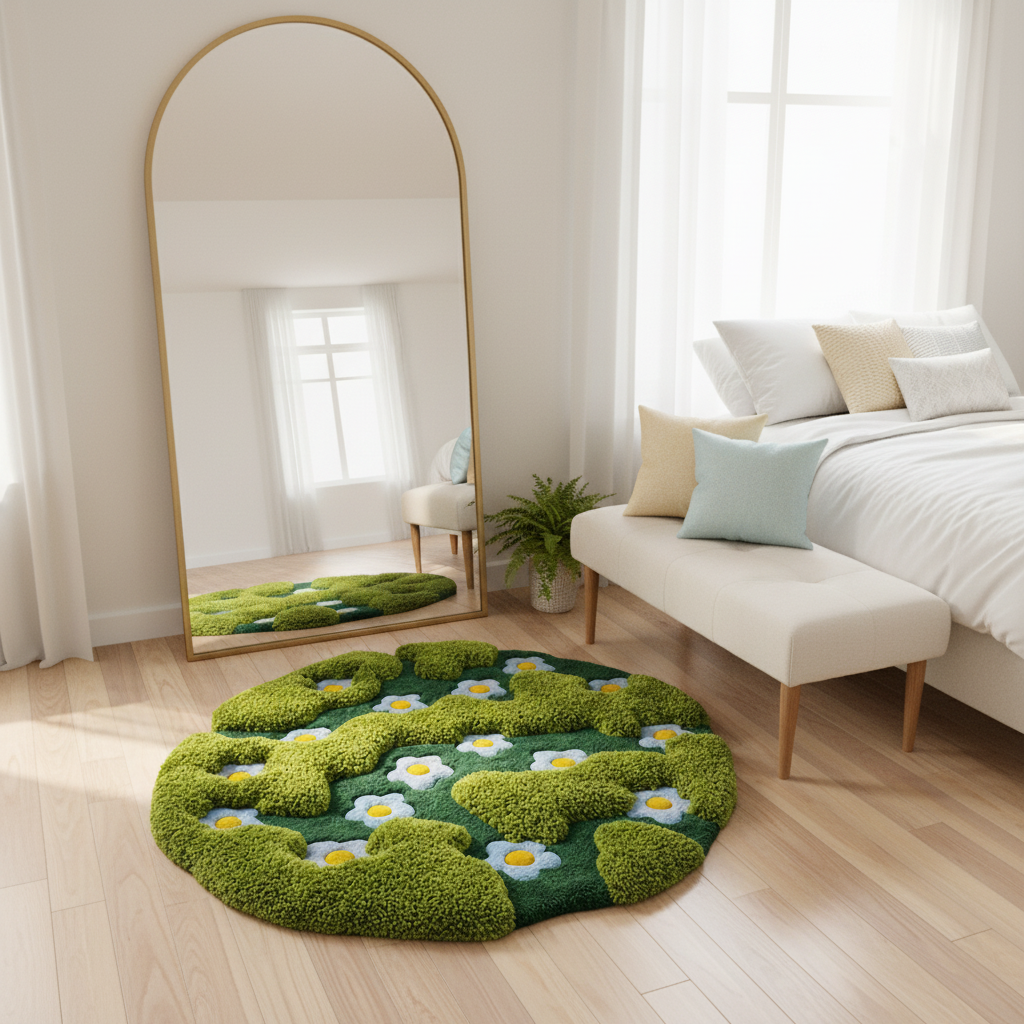 Mini Moss Ripple Rug
