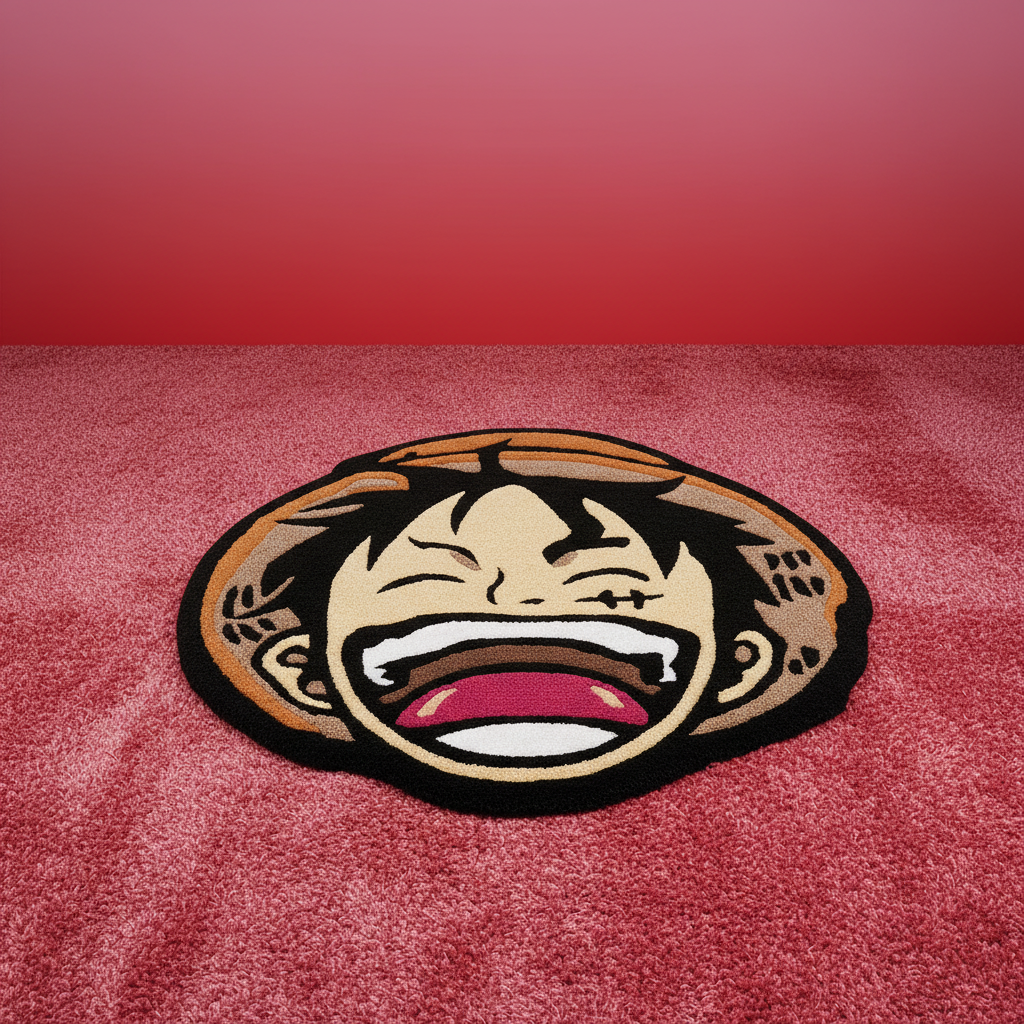 Luffy Laughing Hand-Tufted Rug