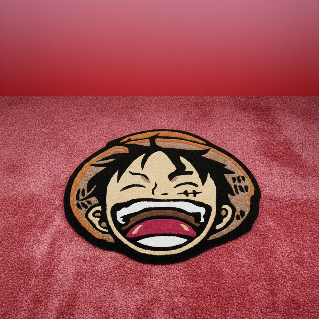 Luffy Laughing Hand-Tufted Rug