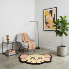 Kaws Cream Colour Hand-Tufted Rug