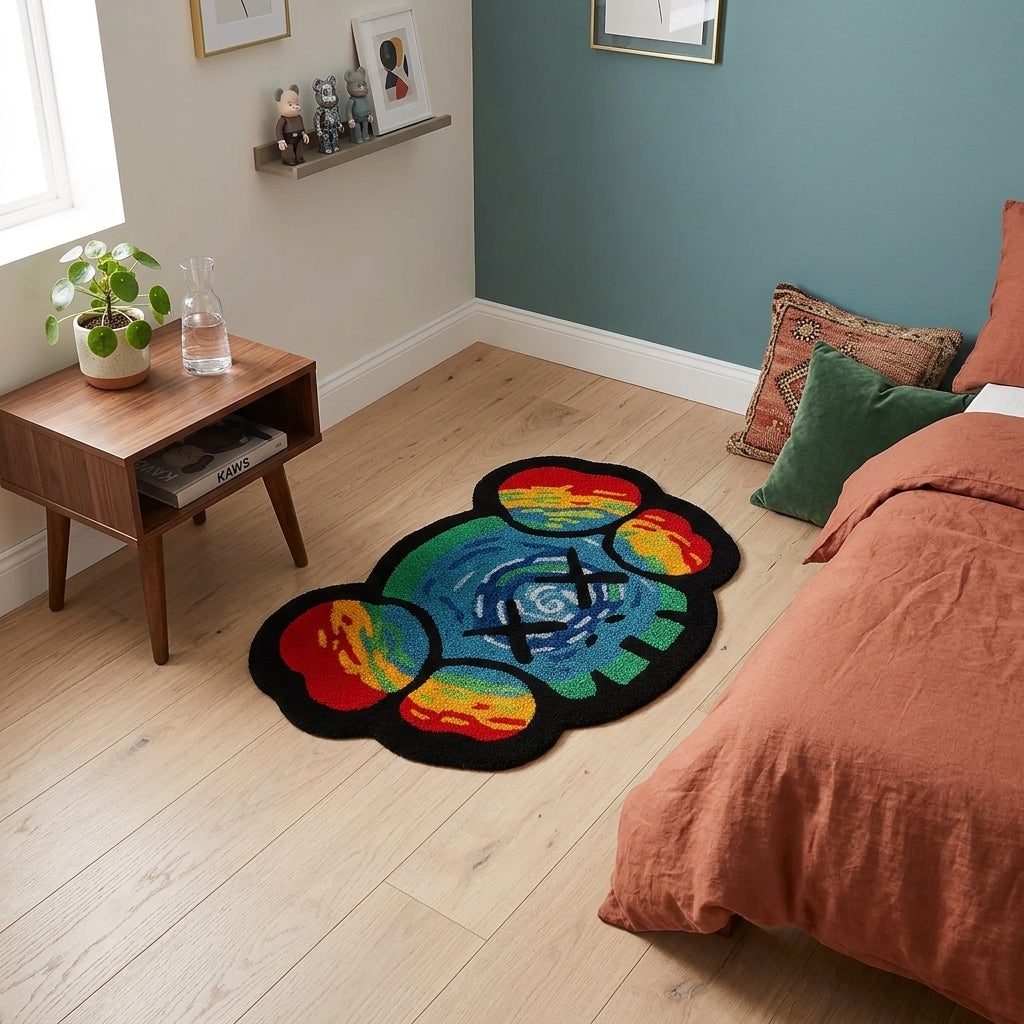 Kaws Trippin Hand-Tufted Rug