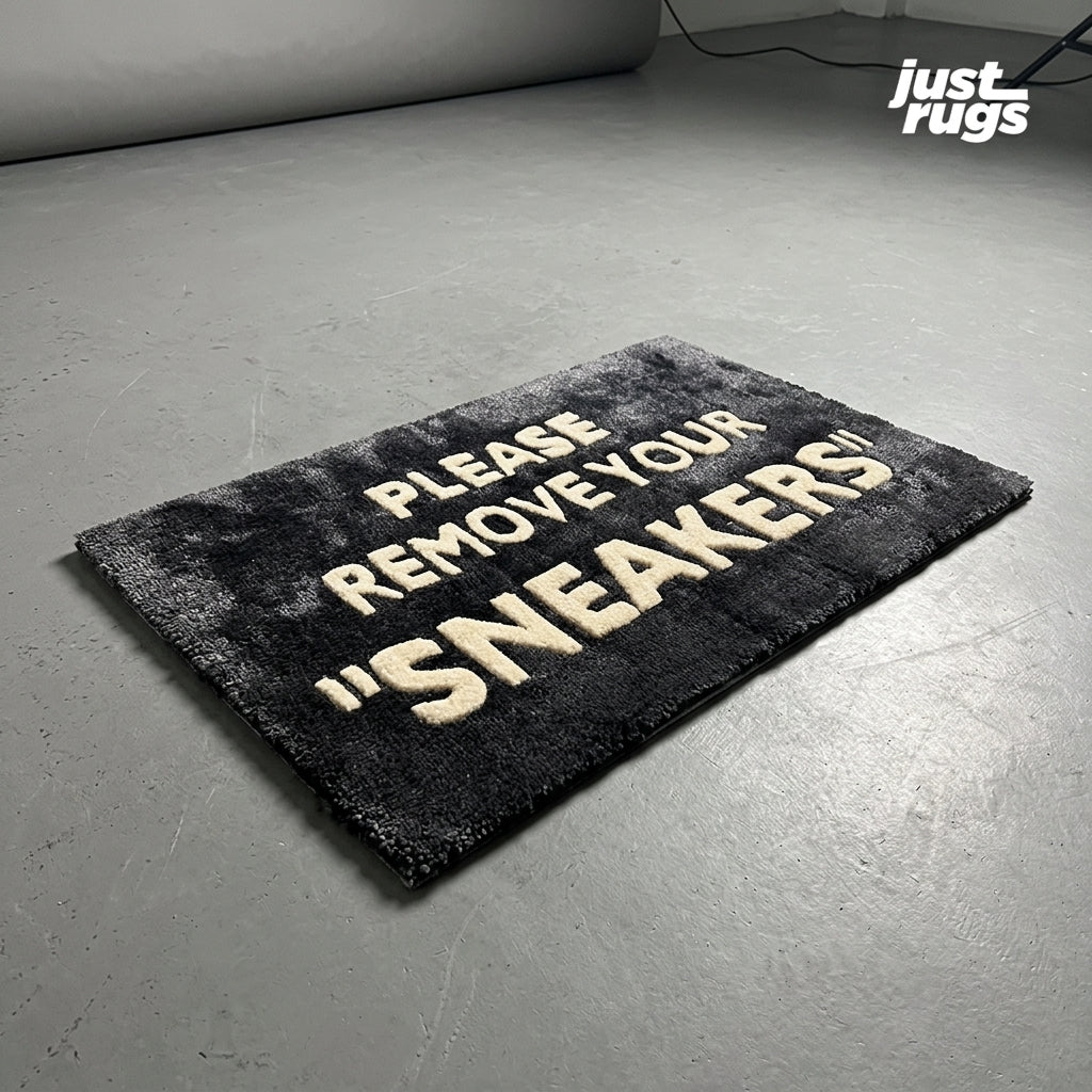Please remove your sneakers