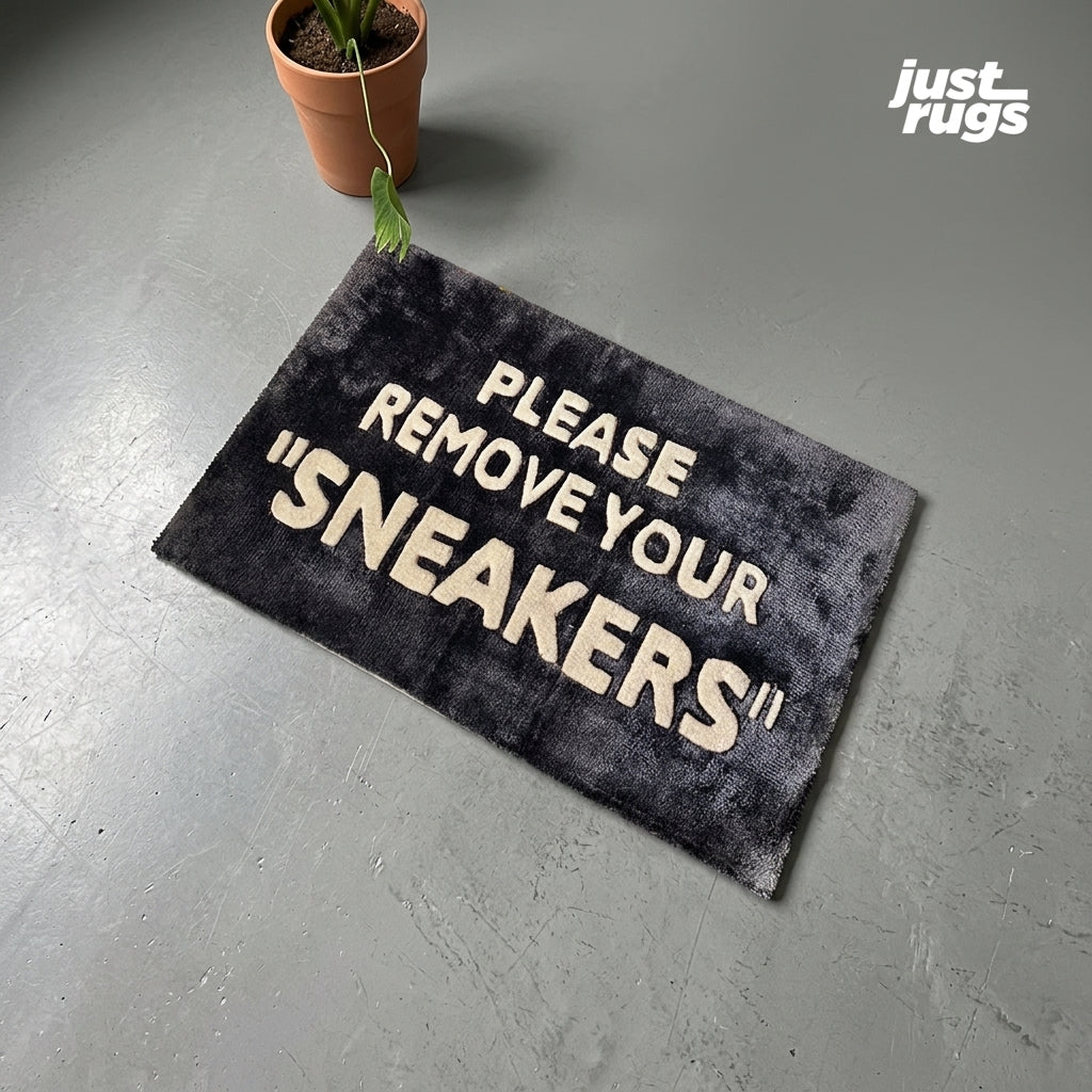 Please remove your sneakers