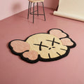 Kaws Cream Colour Hand-Tufted Rug