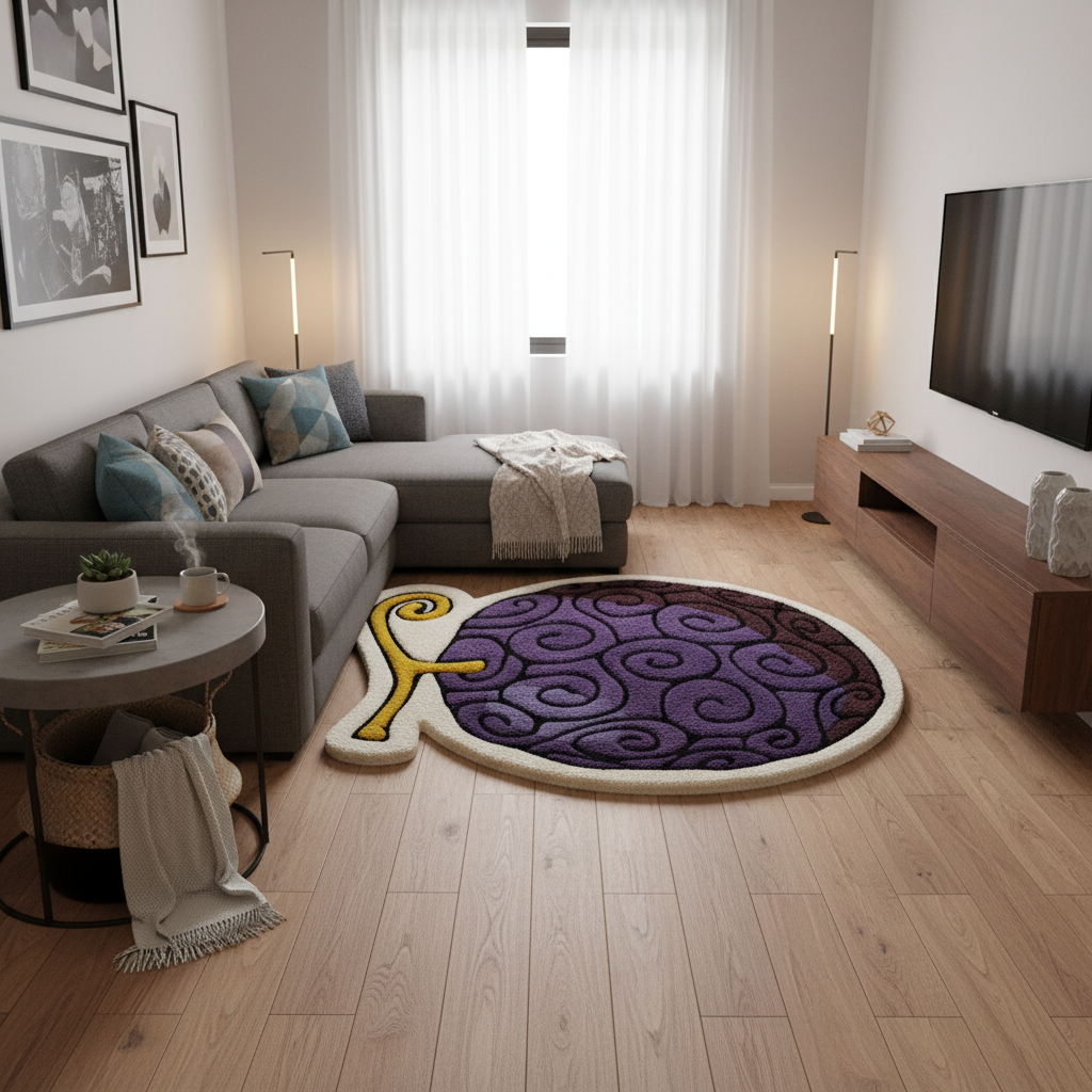 Gomu Gomu Devil Fruit One Piece Rug