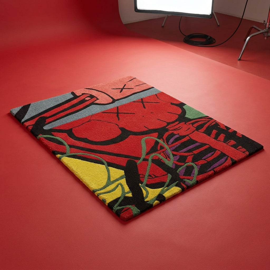 KAWS Art Rug by Just Rugs