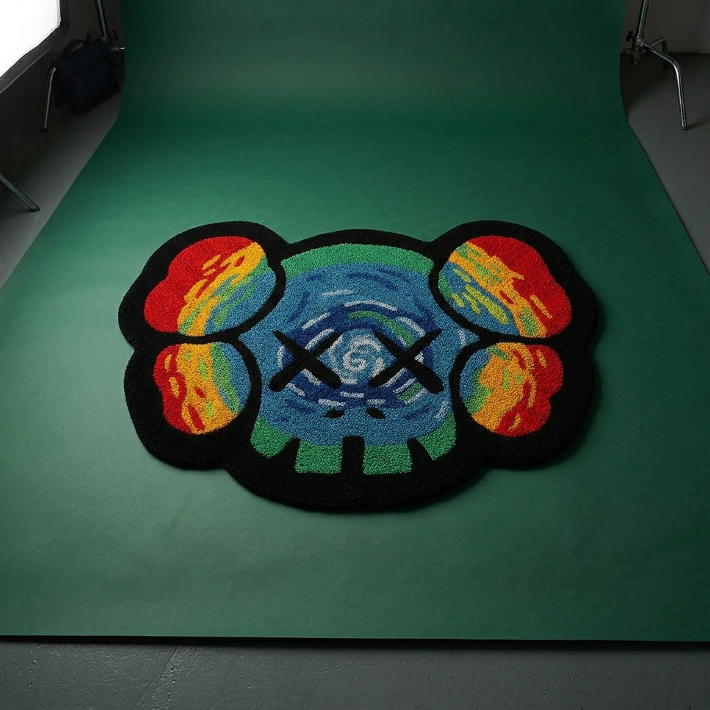 Kaws Trippin Hand-Tufted Rug