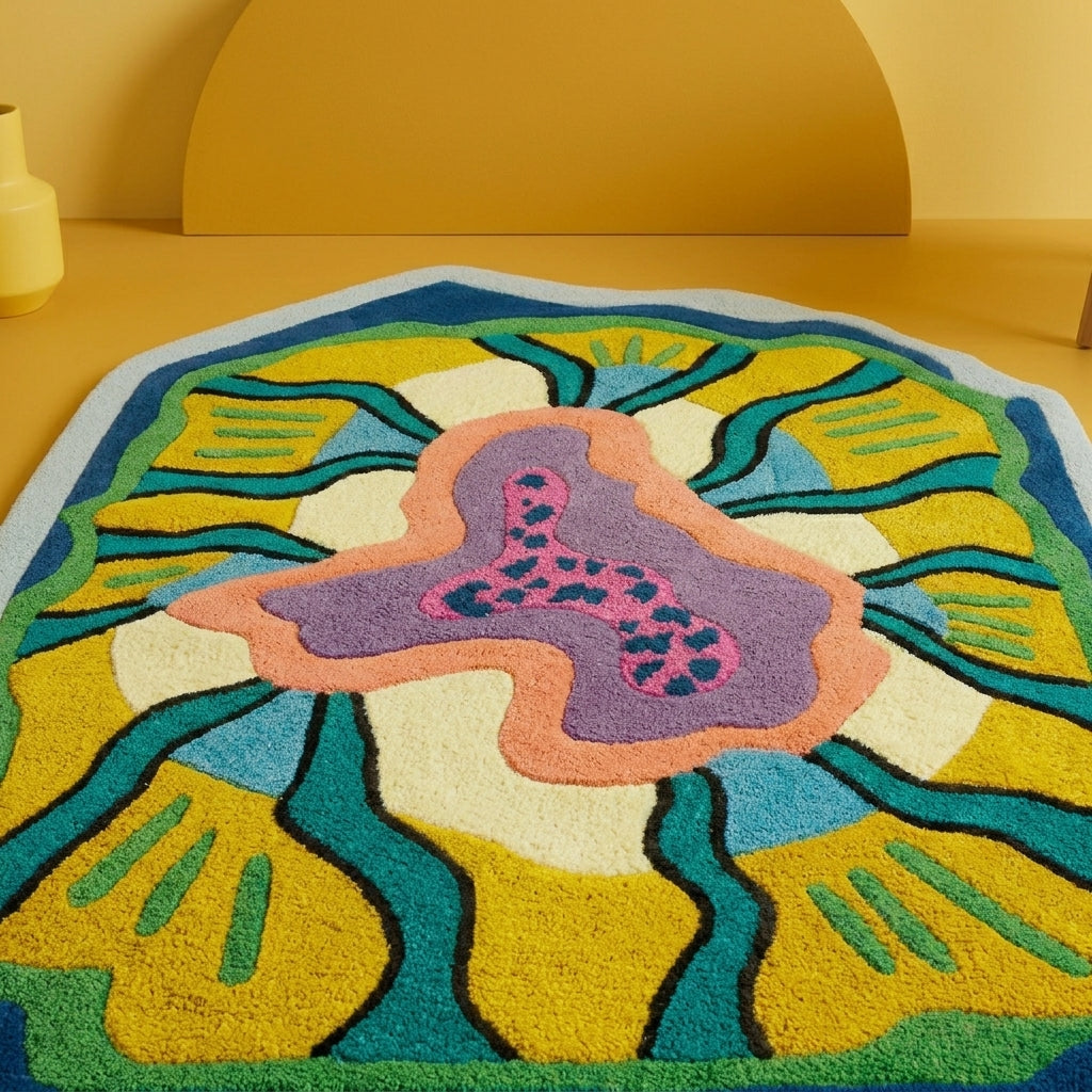 Prism Petal Abstract Floor Rug by Just Rugs