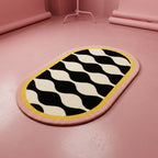 Wavy Oval Pop Ripple edition Rug by Just Rugs