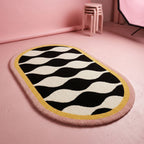 Wavy Oval Pop Ripple edition Rug by Just Rugs