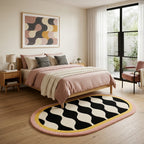 Wavy Oval Pop Ripple edition Rug by Just Rugs