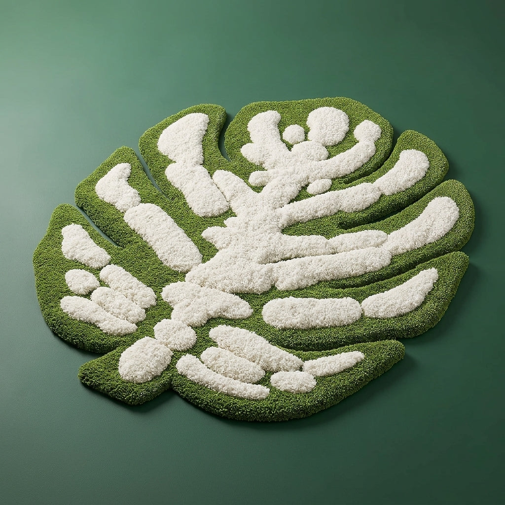 Monstera Leaf 3D Tufted Rug
