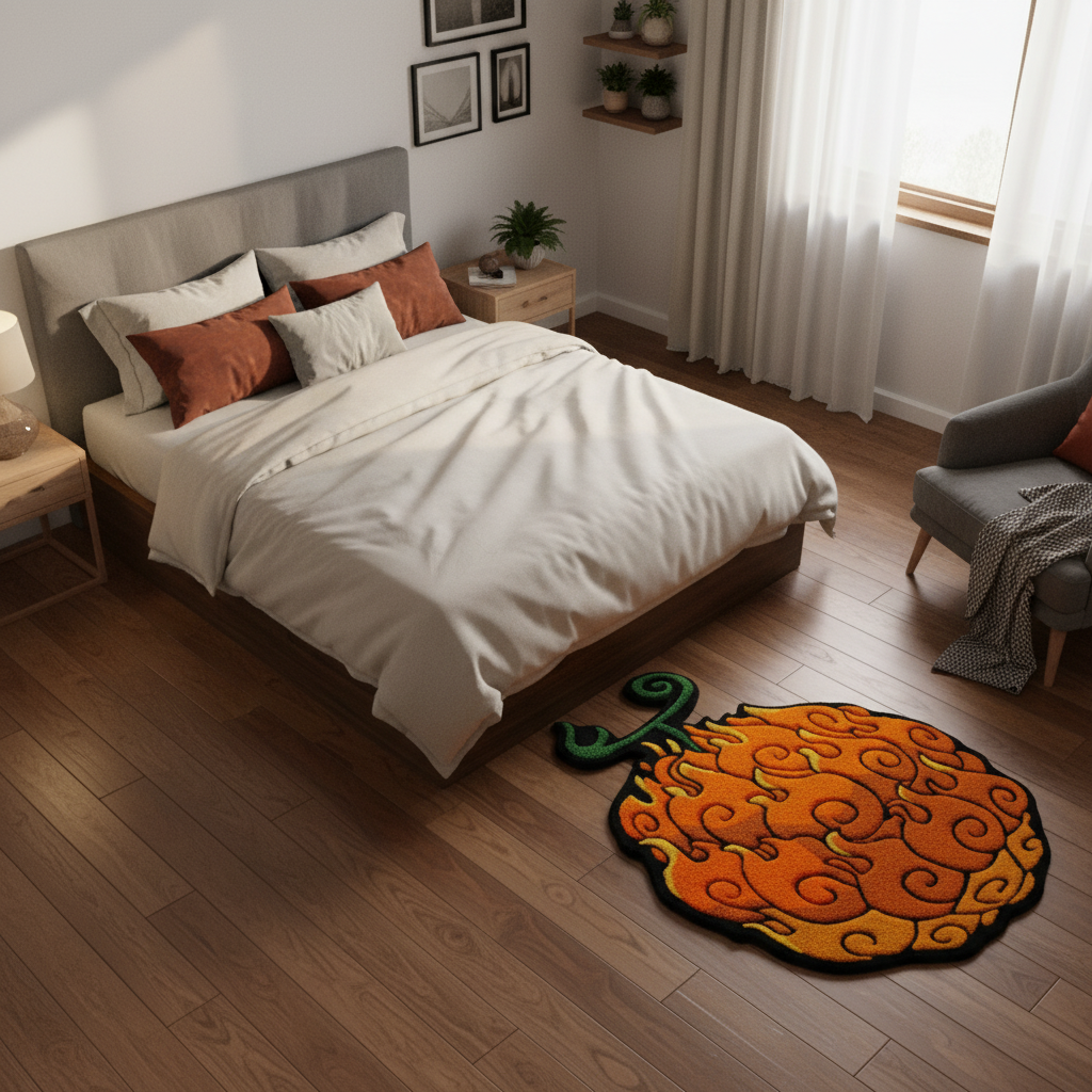 Mera Mera no Mi – Ace Devil Fruit One Piece Rug